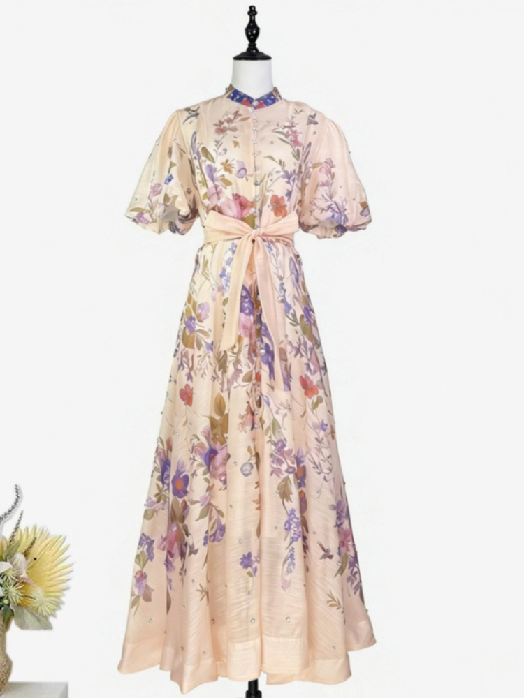 Summer Clothing Pictures - فستان فرنسي أنيق من قطعتين للنساء