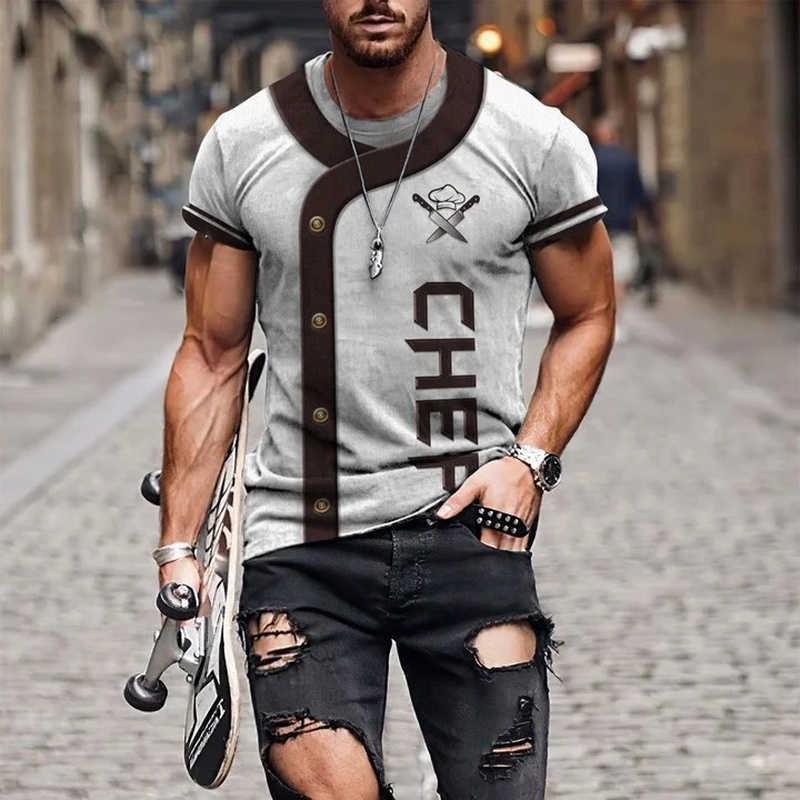 Summer Clothing Pictures - قطعة واحدة من تي شيرت رجالي