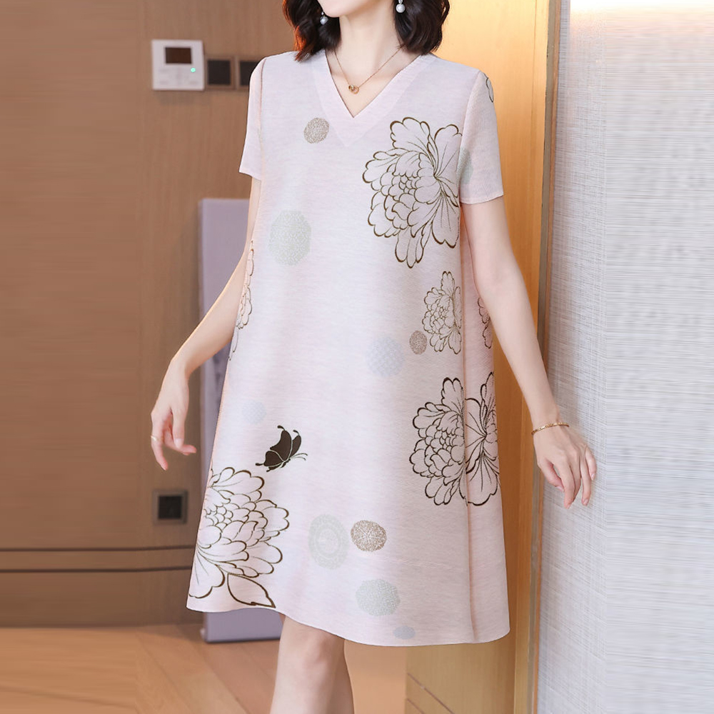Summer Clothing New Look - تنورة مطبوعة لتقليل العمر تغطي البطن