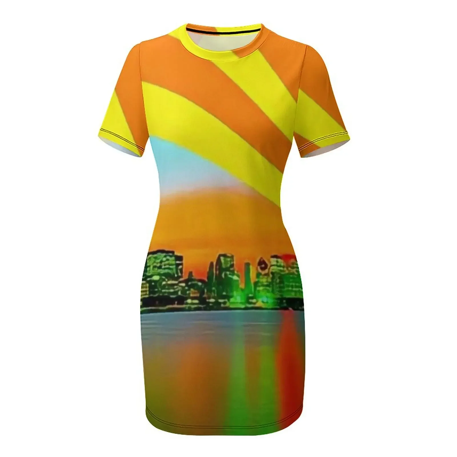 فستان بوونيش بأكمام قصيرة بتصم - مراجعة Summer Clothing Online وسعره