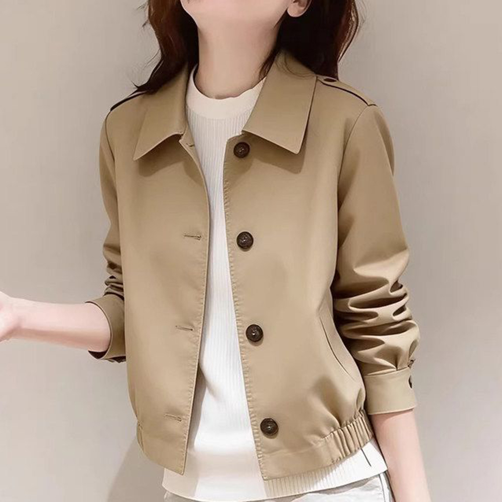 معطف ترنش كاكي صغير أنيق وجذاب - مراجعة Summer Clothing New Look وسعره