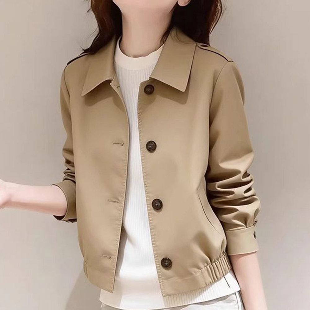 معطف ترنش كاكي صغير أنيق وجذاب - مراجعة Summer Clothing New Look وسعره