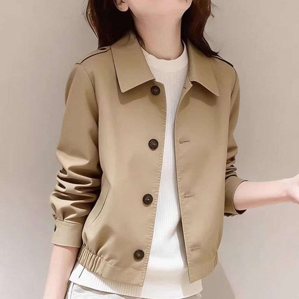 معطف ترنش كاكي صغير أنيق وجذاب - مراجعة Summer Clothing New Look وسعره