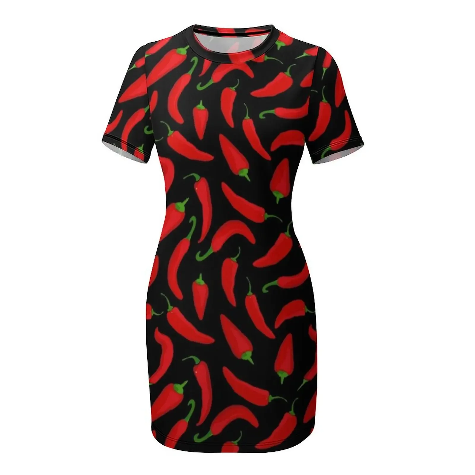 فستان قصير الأكمام بنمط الفلفل - مراجعة Summer Clothing Online وسعره