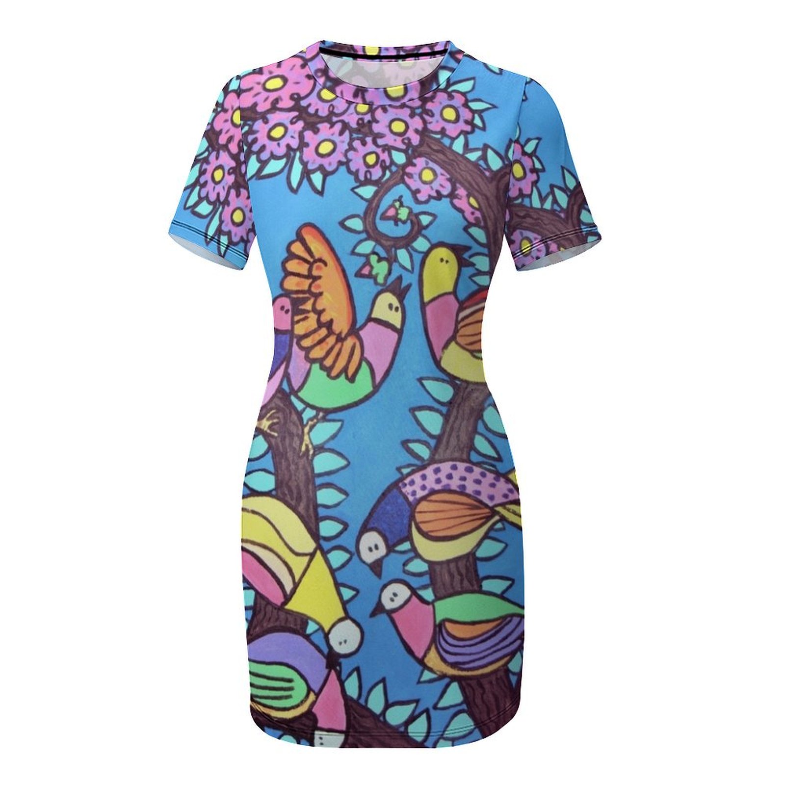 فستان نسائي بأكمام قصيرة من Bi - مراجعة Summer Clothing Online وسعره