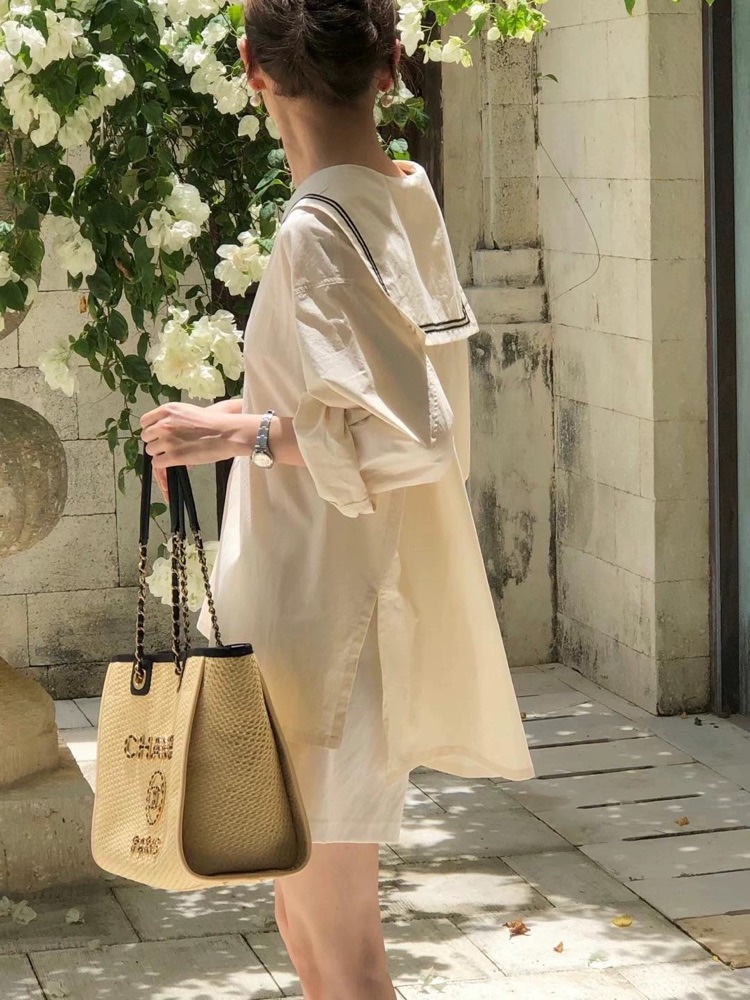 قميص نسائي صيفي 2023 فضفاض بأك - مراجعة Summer Clothing Old Navy وسعره