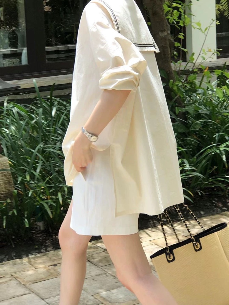 قميص نسائي صيفي 2023 فضفاض بأك - مراجعة Summer Clothing Old Navy وسعره