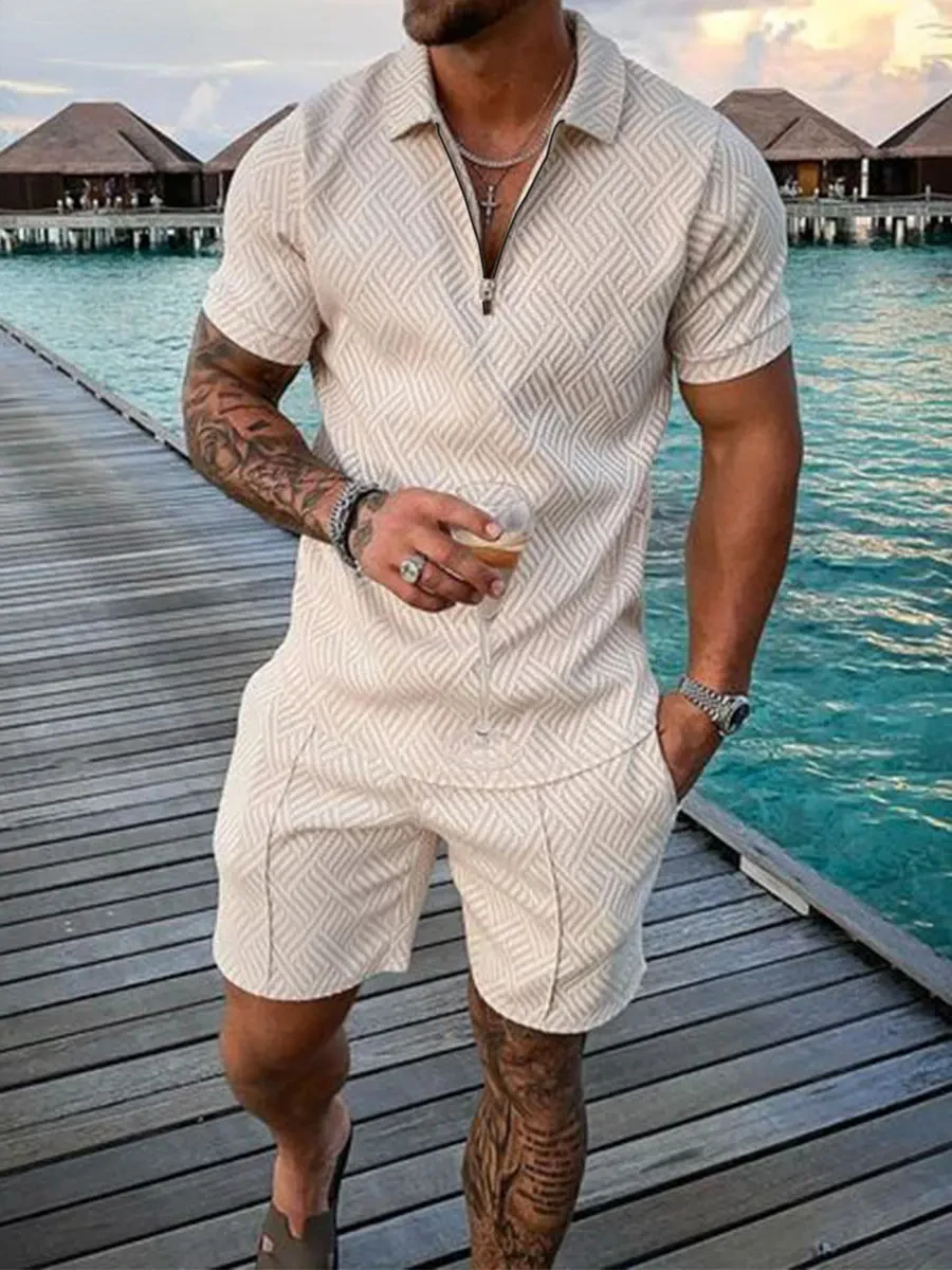 طقم رجالي صيفي جديد 2026 بتصمي - مراجعة Summer Clothing Trends For Men 2026 وسعره