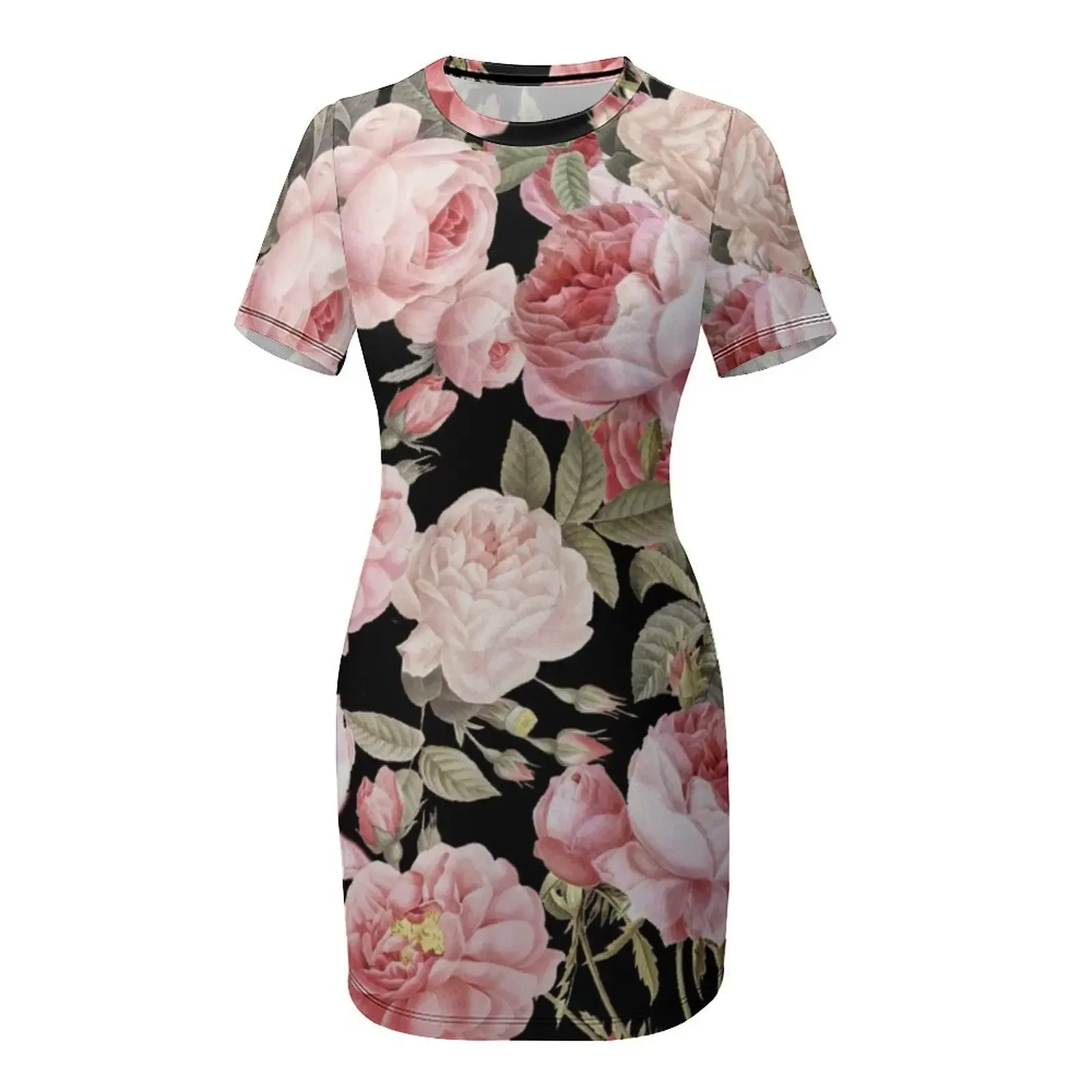 فستان نسائي قصير الأكمام بتصمي - مراجعة Summer Clothing Online وسعره